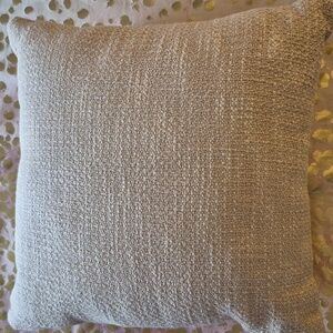 NWT Target Cream Accent Pillow Textured Farmhouse Charm.